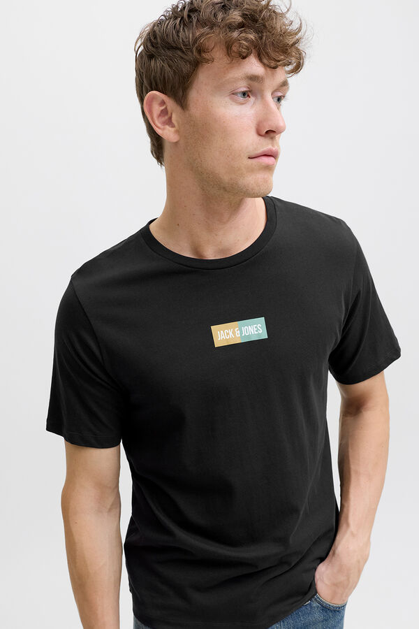 Jack & Jones T-shirt de corte regular  preto