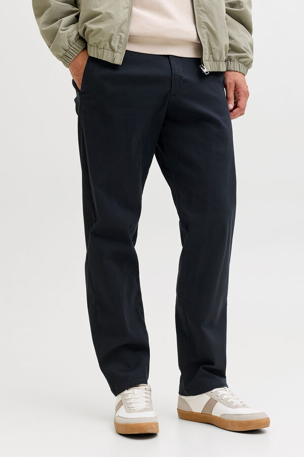 Jack & Jones Relaxed chinos trousers blue