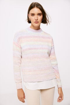 Springfield Pullover Chenille Space Dye lila