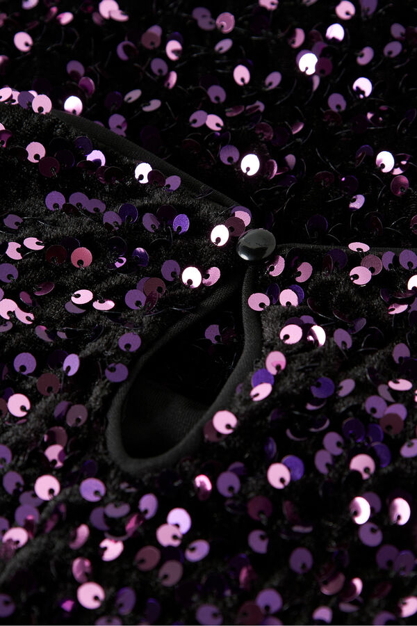 Name It Vestido lentejuelas de ni&ntilde;a fucsia