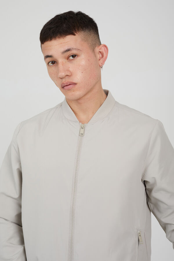 Brave Soul Bomber con cremallera nude