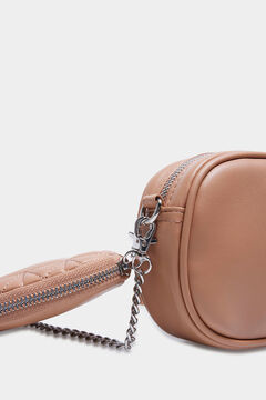 Springfield Padded handbag with coin purse camel