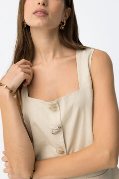 Tiffosi Top slim sin mangas