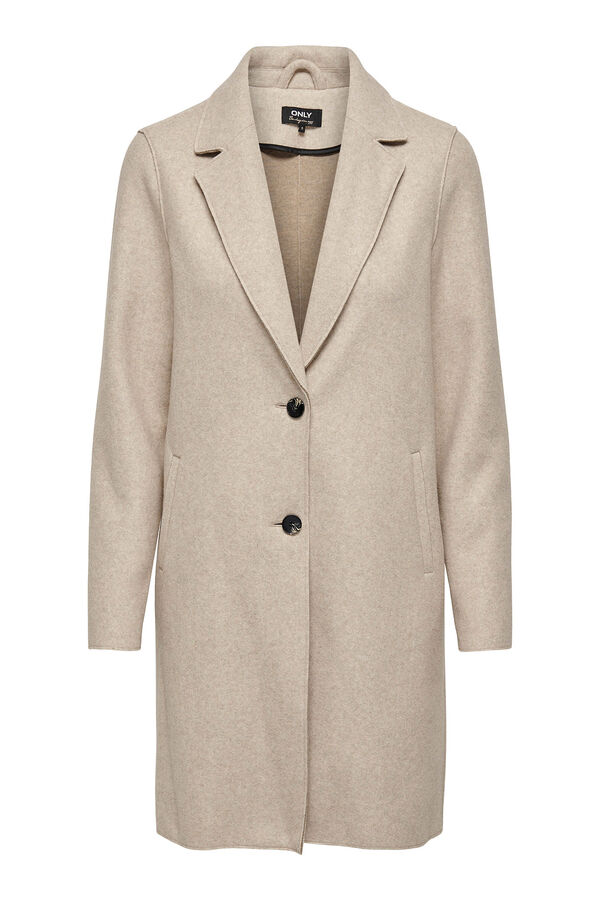 Only Midi - Mantel  Beige