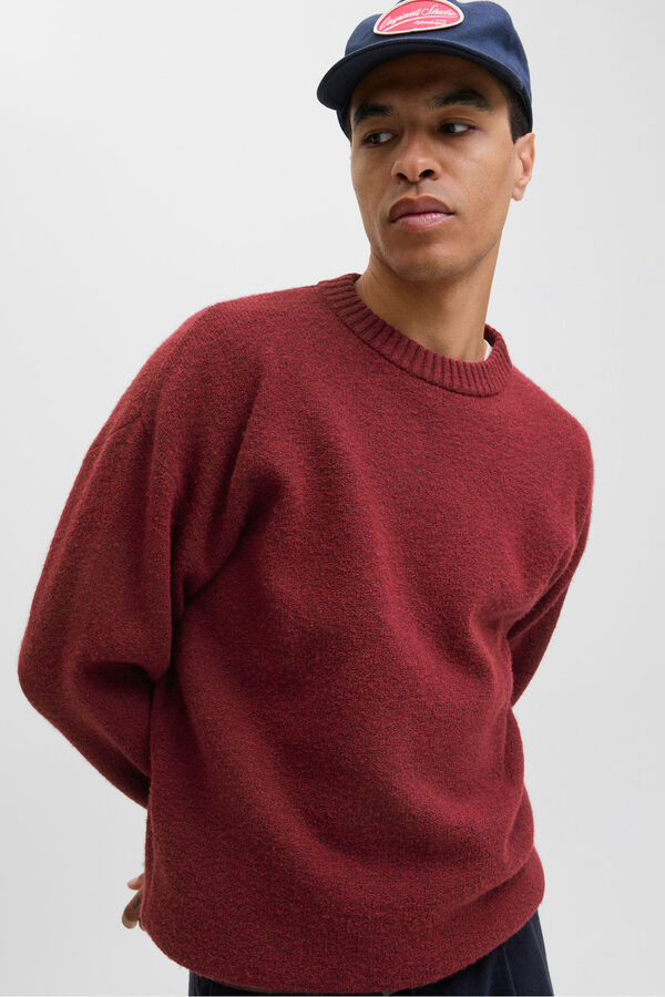 Jack & Jones Basic jersey-knit jumper pink