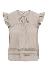 Only Sleeveless blouse brown