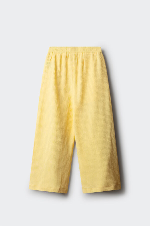 Springfield Kids Pantal&oacute;n Culotte ligero ni&ntilde;a amarillo