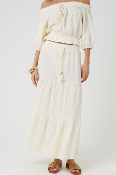 Brave Soul Falda larga anudada en cintura