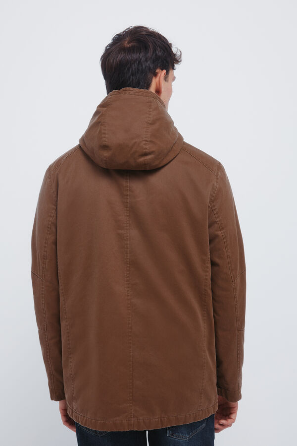 Springfield Parka algodón beige