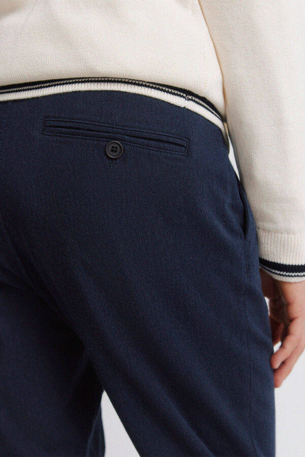 Springfield Udobne pantalone Plava