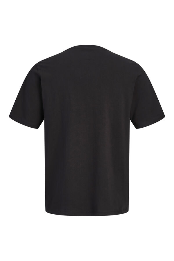 Jack & Jones Camiseta print frontal negro