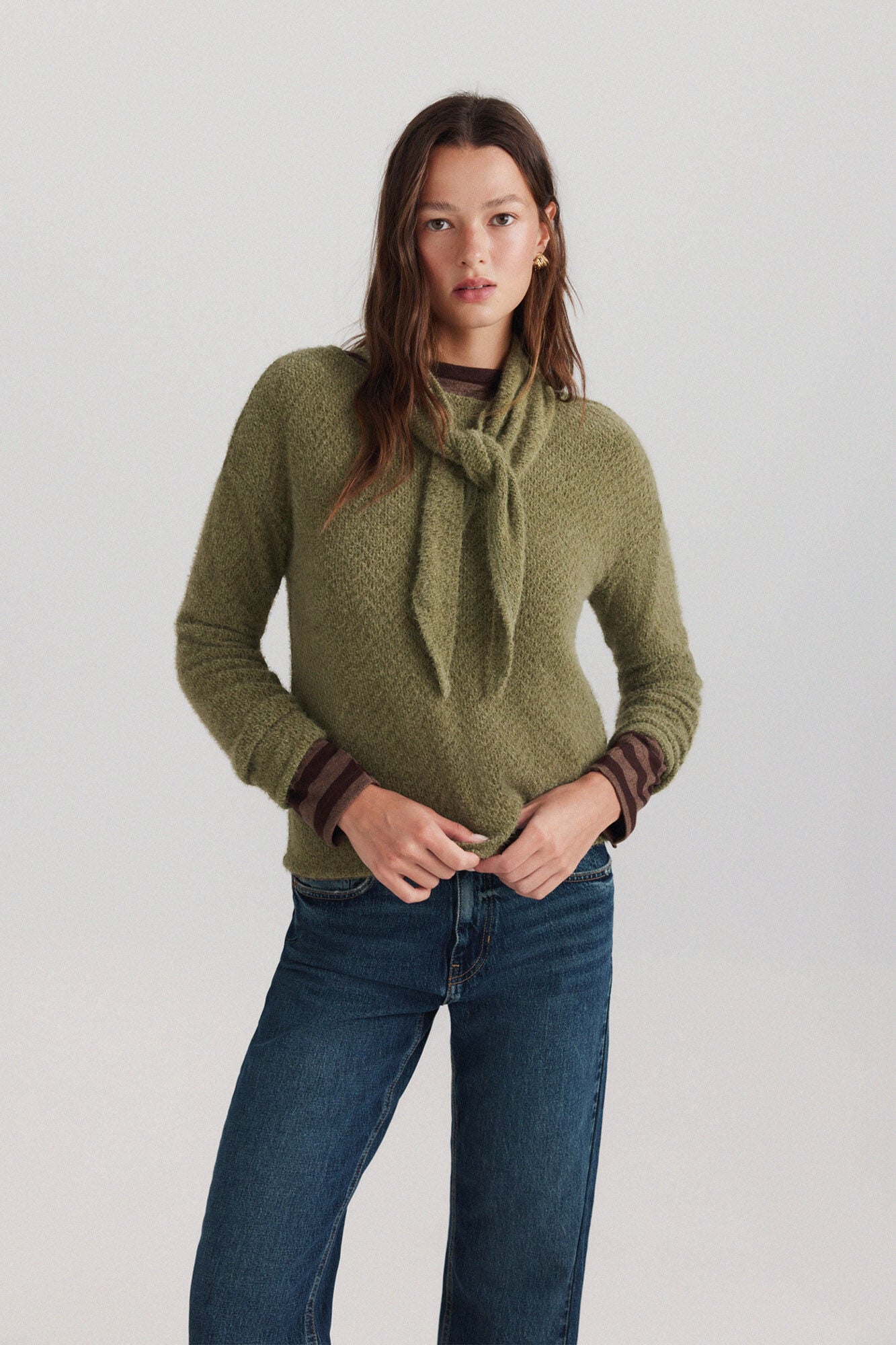 Springfield Fine scarf jumper