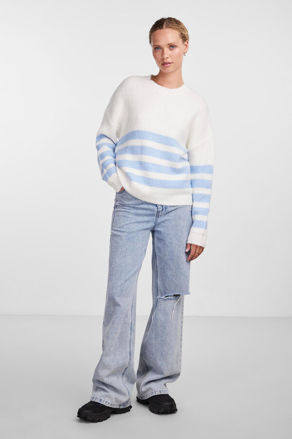 Springfield Soft knit jumper bijela