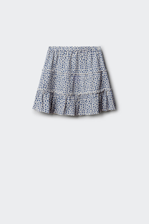 Springfield Kids Cvetna suknja za devojčice Plava