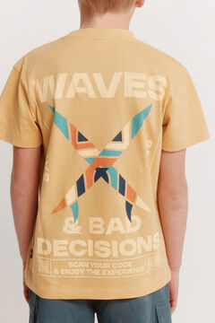 Springfield Kids T-shirt manga curta estampado de ondas para menino