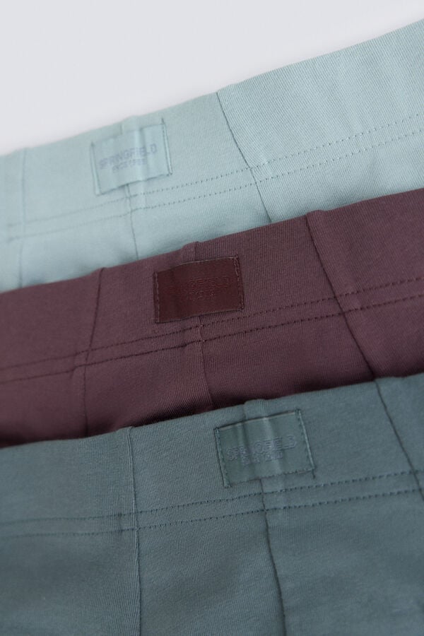 Springfield Pack 3 comfort briefs blue