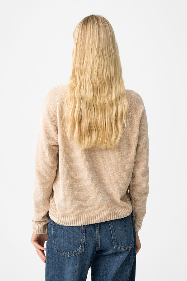 Tiffosi Relaxed Soft Fabric Jumper camel