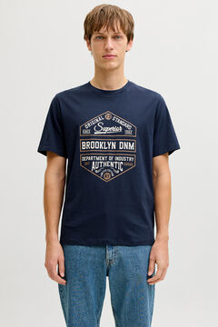 JJ REBEL T-shirt b&aacute;sica manga curta