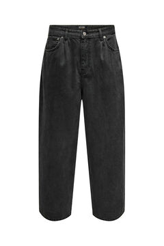 Only & Sons &Uuml;bergro&szlig;e Jeans Schwarz