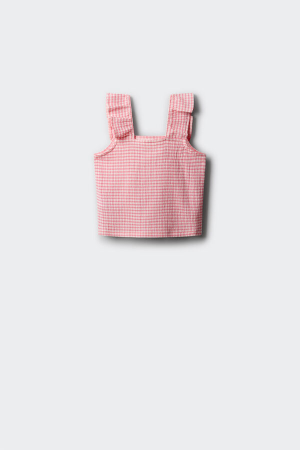 Springfield Kids Top vichy menina rosa