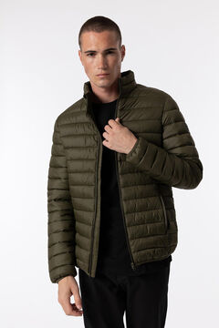 Springfield Ultra-light quilted jacket green