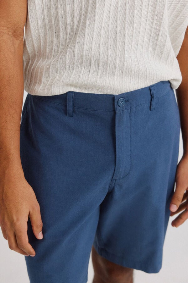 Springfield Structured Bermuda shorts blue