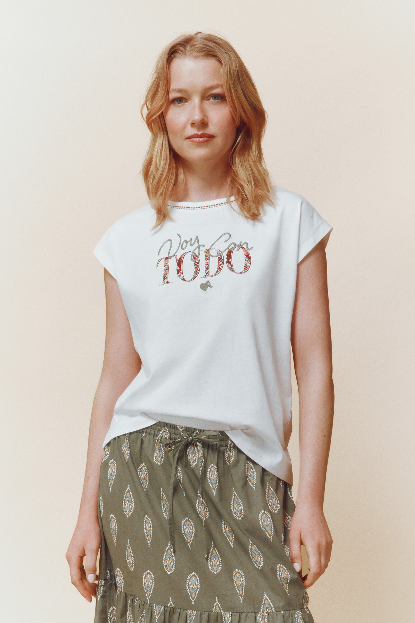 Springfield Camiseta "Voy con todo"