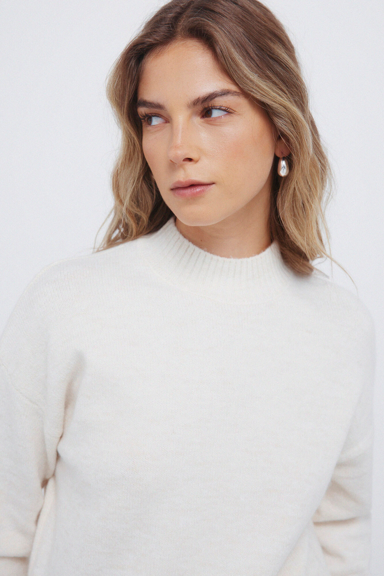 Springfield Kombinovani Perkins džemper sa kragnom