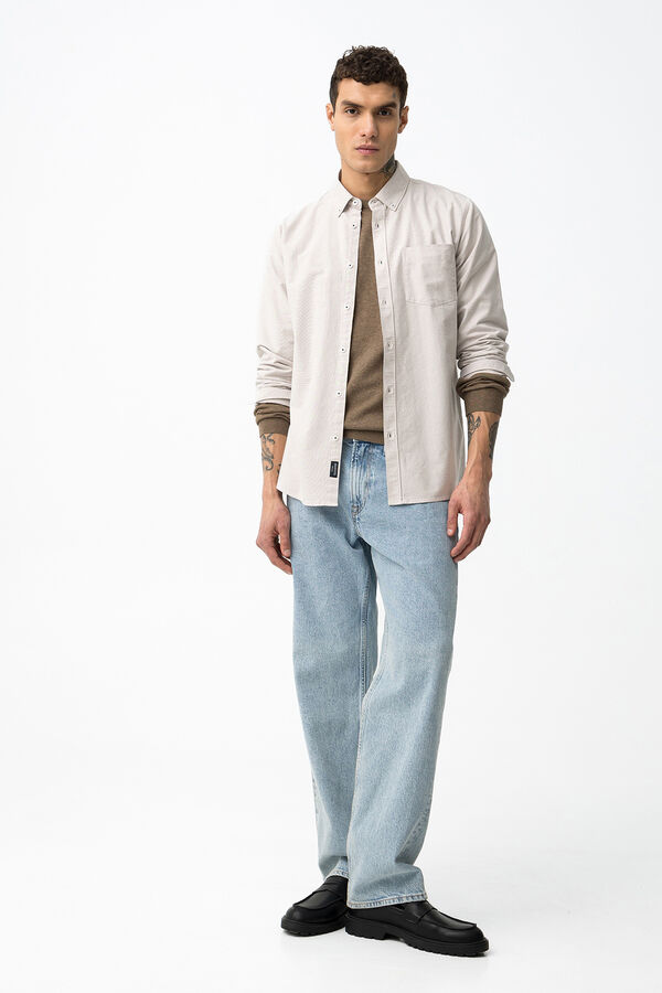 Tiffosi Regular Fit Shirt grey