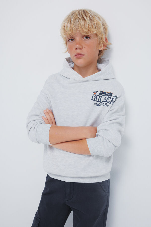 Springfield Kids Sweatshirt capuz "Goden" cinzento