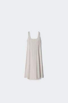 Springfield Linen square neck dress