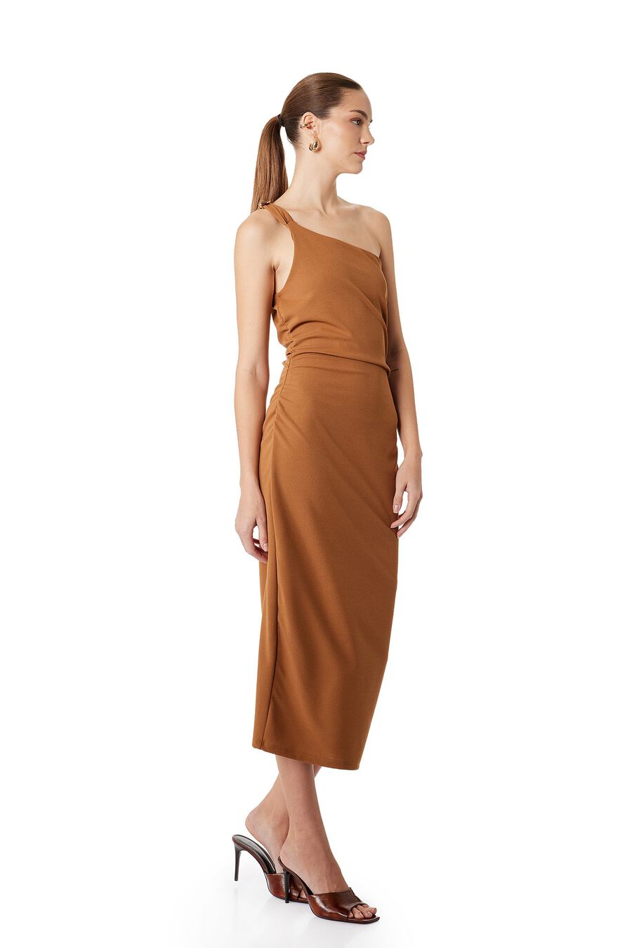 Vestido midi ajustado