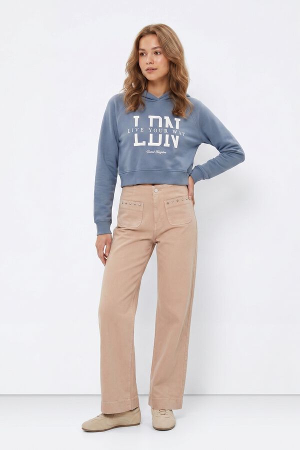 Tiffosi Young Jeans rectos rosa