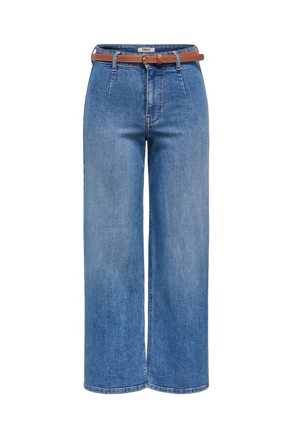 Only Jeans Wide Leg azul