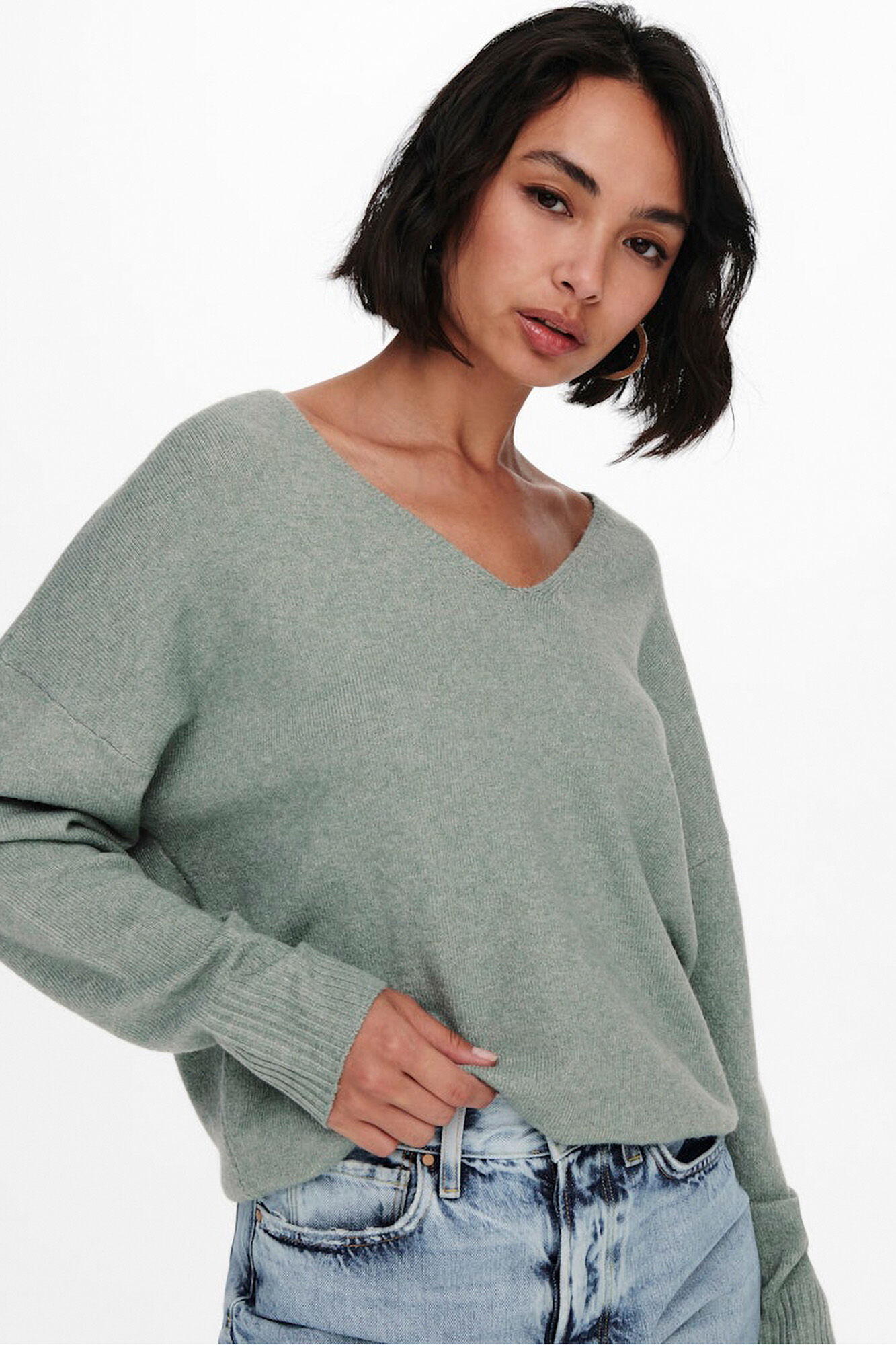 Only Pullover mit V-Ausschnitt