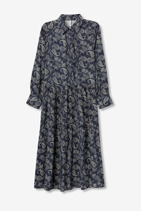 Tiffosi Vestido Camisero Estampado Paisley