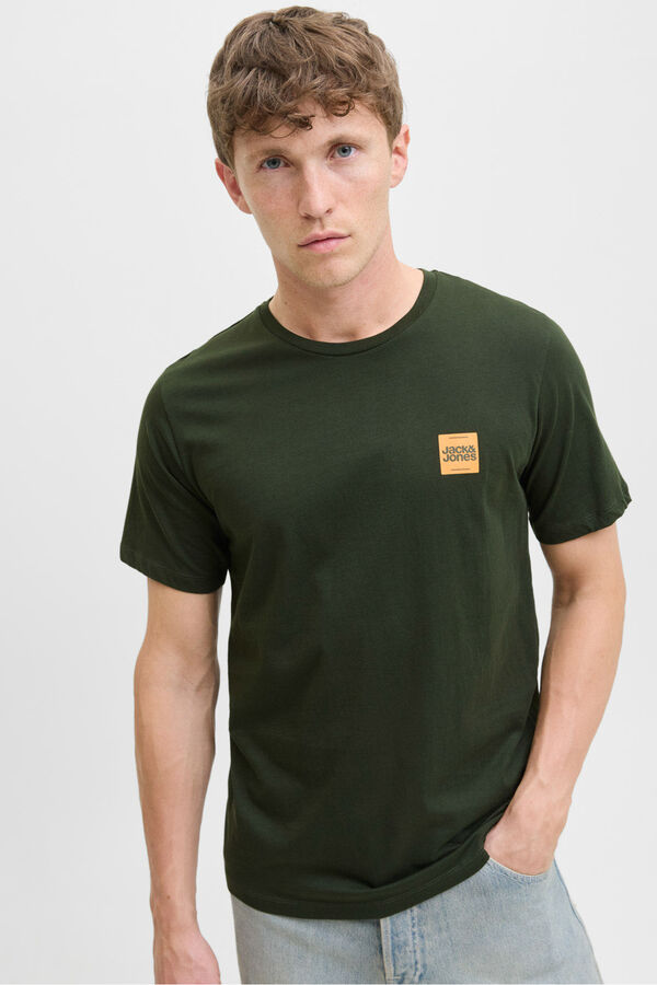 Jack & Jones short sleeve logo T-shirt green