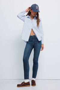 Springfield Calça jeans slim cropped