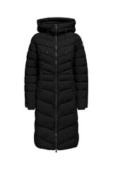 Only Long coat puffer Crna