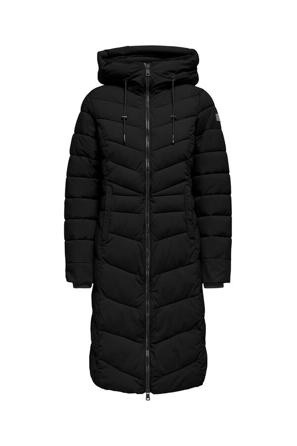 Only Long coat puffer Crna