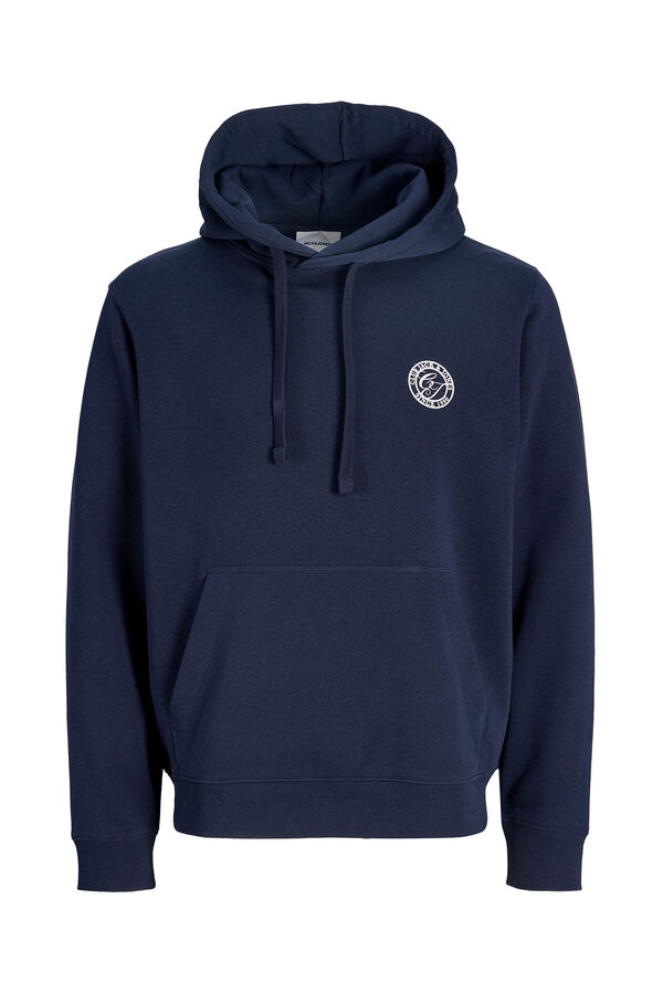 Jack & Jones Sudadera con capucha relaxed azul