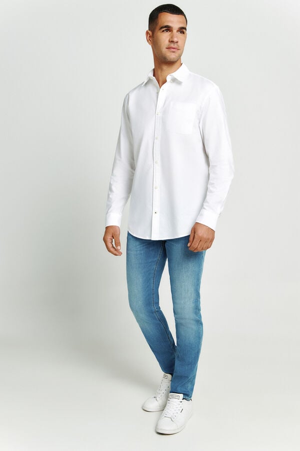 Jack & Jones Oxford casual shirt white