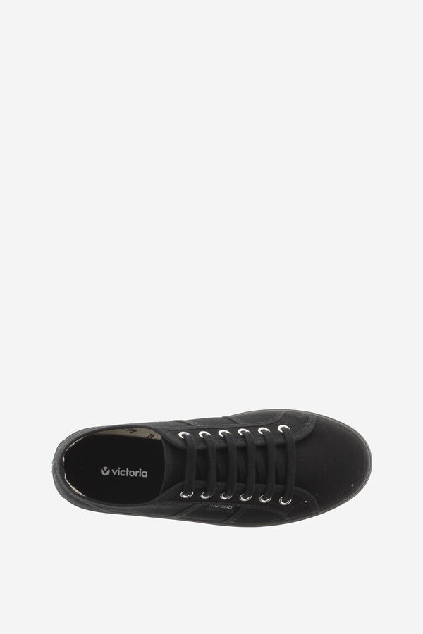 Springfield Sneaker aus 100 % Bio-Baumwolle schwarz