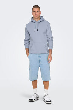 Only & Sons Sweatshirt b&aacute;sico com capuz masculino