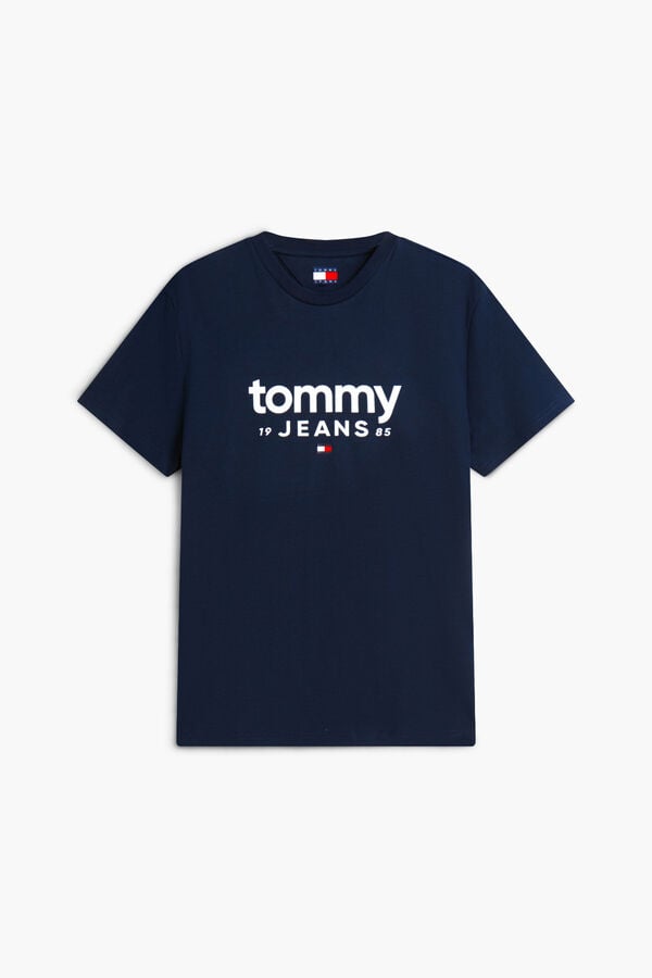 Tommy Jeans Slim fit graphic T-shirt blue