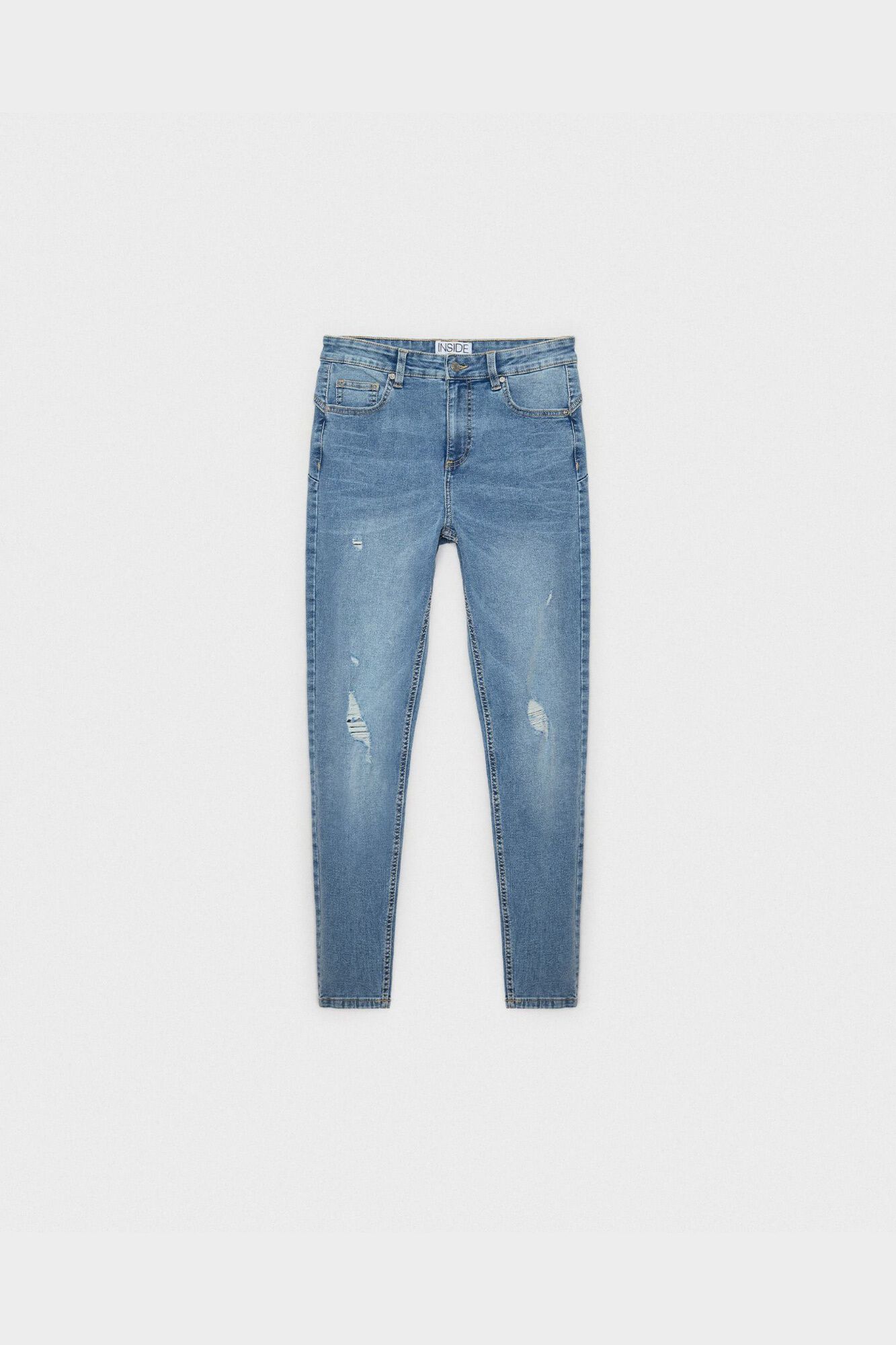 Inside Skinny Push Up Jeans