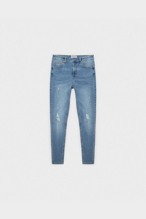 Inside Skinny Push Up jeans k&eacute;k
