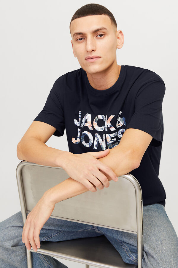 Jack & Jones Camiseta relaxed fit azul