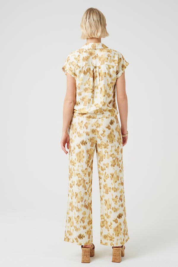 Brave Soul Wide printed trousers printed