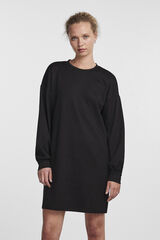 Springfield Basic-Kleid aus Sweatshirtstoff schwarz